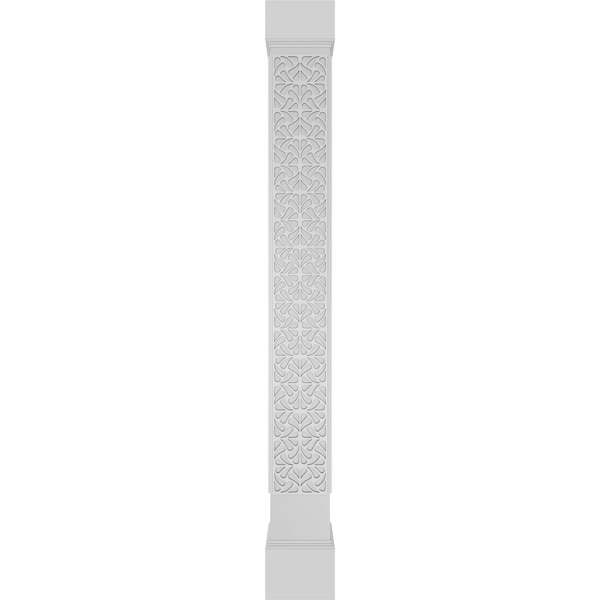 Craftsman Classic Square Non-Tapered Paisley Fretwork Column W/ Mission Capital & Mission Base